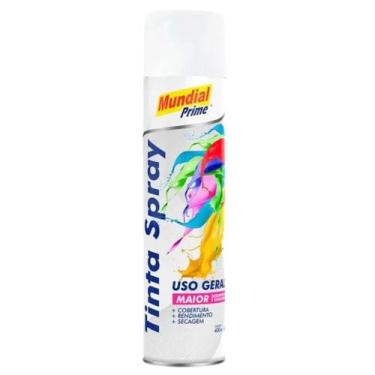 Imagem de Tinta Spray 400ML - Mundial Prime Branco Fosco - 6 Peças (Genérico), B