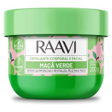 Imagem de Creme Esfoliante Corporal e Facial Maçã Verde 200g Raavi