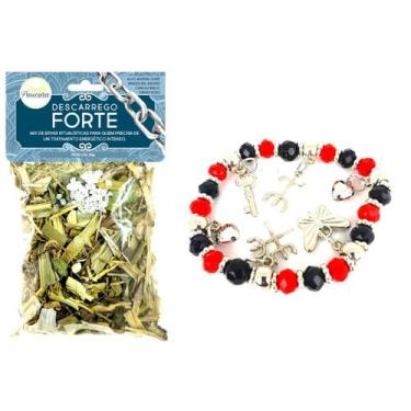 Imagem de Ervas Para Banho Descarrego Forte Completo Pulseira Espiritual Proteçã