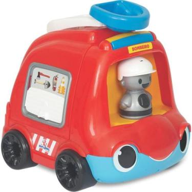 Imagem de Brinquedo para Bebe Truckids Bombeiro C/ATIVIDADES - Merco TOYS
