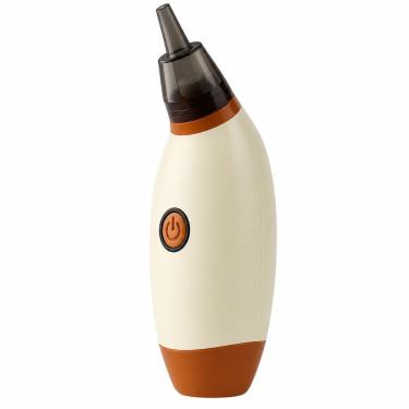 Imagem de Aspirador Nasal Elétrico para Bebês com Ponteiras de Silicone Sucção Delicada Portátil Branco