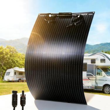 Imagem de Painel solar monocristalino flexível de 100 W 97 x 57 cm - Marca Própr