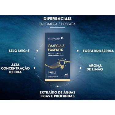 Imagem de Ômega 3 fosfatix puravida - PURA VIDA