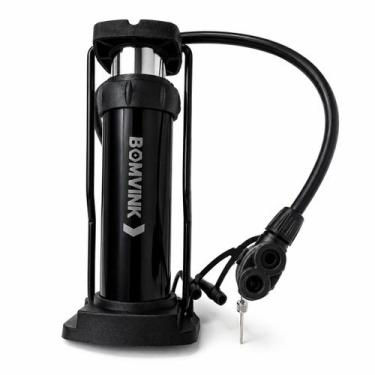 Imagem de Bomba de ar manual pedal multiuso bicicleta bola carro moto - BOMVINK