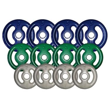 Imagem de Kit com Anilhas Emborrachadas 40 kg