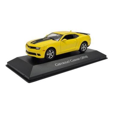 Imagem de Miniatura Chevrolet Camaro Amarelo Metal 1:43 - Planeta Deagostini