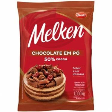 Imagem de Chocolate Em Po Melken 50% Cacau 1,05Kg - Harald