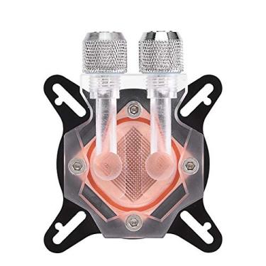 Imagem de Wendry Computer GPU Bloco de resfriamento de água, Copper POM de refrigeração de água de metal kits de peças, Cooling Water Block Cooler Kit Base de cobre vermelho para