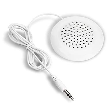 Imagem de Mini alto-falante, alto-falante portátil DIY de 3,5 mm com alto-falante HiFi de som estéreo para MP3, MP4, CD Player, celular e mais.