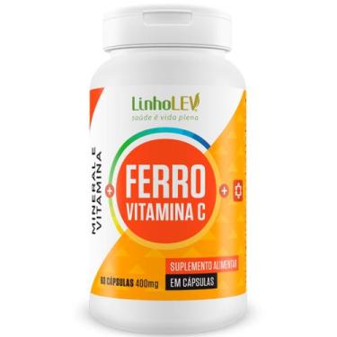 Imagem de Ferro + Vitamina C 60 Cápsulas - Linholev