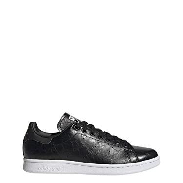 Imagem de adidas Stan Smith Sapatos Femininos, Núcleo preto/dourado metálico/branco nuvem, 11