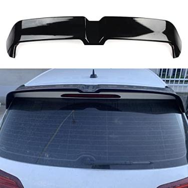 Imagem de FINMOKAL Spoiler de teto de porta-malas traseiro de carro preto apto para Volkswagen Golf MK7 VII 2014-2020