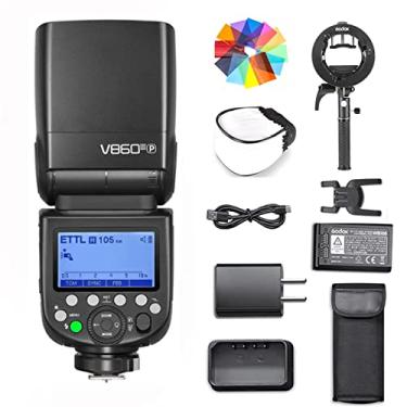 Imagem de Godox V860III-P Flash para Câmera Pentax Speedlite Speedlite com Suporte Godox S2 1,5s Tempo de Reciclagem Modelagem Brilho da Luz Dimerizável em 10 níveis (V860II-P atualizado)