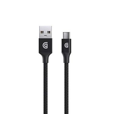 Imagem de Cabo de carregamento e sincronização Griffin Premium USB-C para USB-A, 0,9 m, preto, 3ft (0.9 m), GC43309