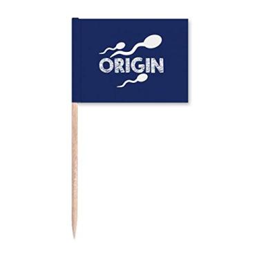 Imagem de Origin – Marcador masculino para palito de dentes e medicamentos para decoração de festa