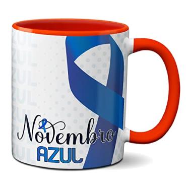 Imagem de Caneca Novembro Azul Combate Ao Câncer De Próstata Saúde (Vermelha)