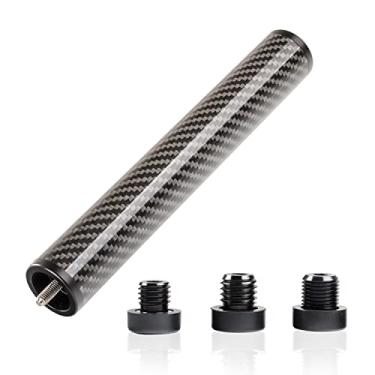 Imagem de KONLLEN Extensão de taco com 3 amortecedores 5 cm, 7 cm, 10 cm, 20 cm, 30 cm, acessórios de bilhar de fibra de carbono para Mezz Predator PERI Jflowers Fury Pool Taco