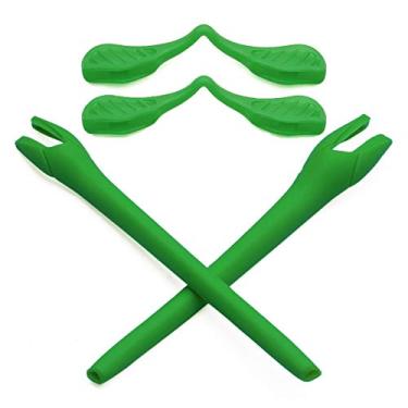 Imagem de Kit de substituição de protetores de nariz para óculos de sol Oakley Radar EV Path – Opt, Dark Green, One Size