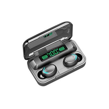 Imagem de Fones de ouvido sem fio Btuty F9-5 TWS, Wireless BT 5.0, com som estéreo, carregável, à prova d'água, com controle de toque, compatível com Android/iOS/PC Tablet