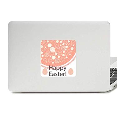 Imagem de Adesivo de vinil para laptop Happy Easter Festival Cute Colorful Egg Flower
