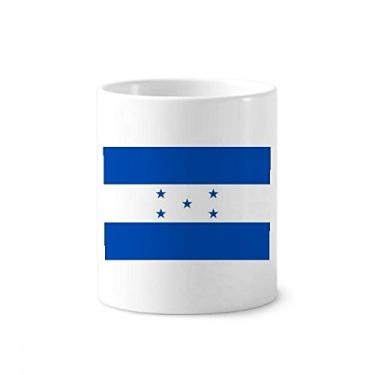 Imagem de Honduras Bandeira Nacional América do Norte Country Escova de Dentes Caneca, Suporte de Cerâmica