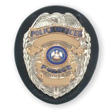 Imagem de Safariland 7350-03-2 Suporte de crachá estilo escudo, preto, liso