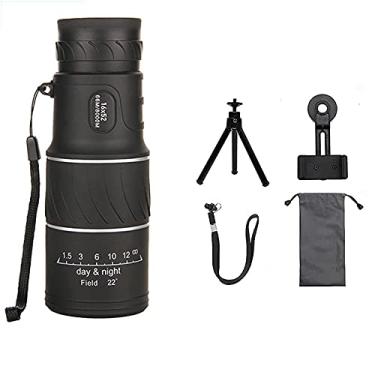 Imagem de 16x52 Monocular Dual Focus Optics Zoom Telescope para observação de pássaros/Vida Selvagem/Camping/Caminhadas/Turismo/Blindagem/Concerto Vivo / 1000m