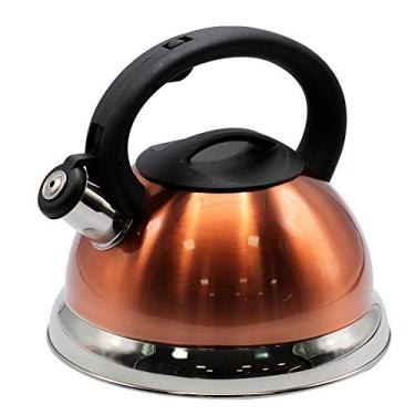Imagem de Chaleira Inox Gold 3L Bronze Fundo Duplo com Apito