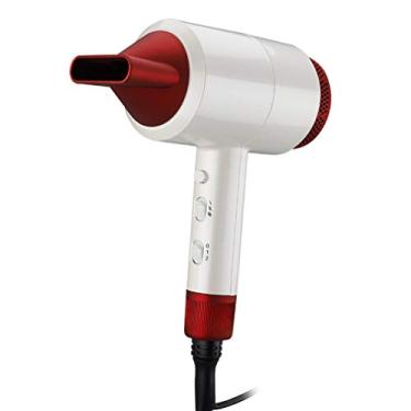 Imagem de Secador de cabelo iônico Secador de cabelo profissional 1800W Secador de cabelo poderoso de temperatura constante com 3 bicos com 2 velocidades e 3 configurações de calor com botão Cool Shot, proteção
