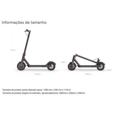 Imagem de Patinete Elétrico E-Scooter Foston Fs S09 10400Mah Nº 09