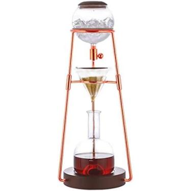 Imagem de Torre De Gotejamento De Fermentação Fria, Cafeteira Doméstica De 500ml, Gotejador Ajustável, Máquina De Fermentação Fria De Vidro Destacável, Rack De Aço Inoxidável Para Presente De Inauguração De