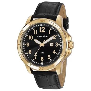 Imagem de Relogio Mondaine Masculino Ref: 99412gpmvdh2 Casual Dourado