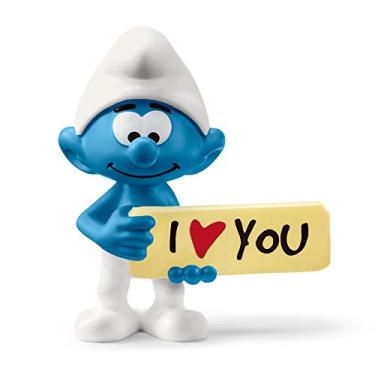 Imagem de Schleich Smurf com placa
