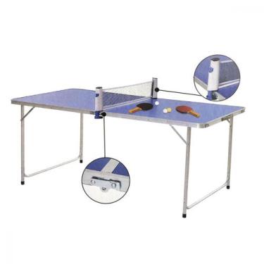 Mesa de ping pong dobrável 160x80cm Outsunny