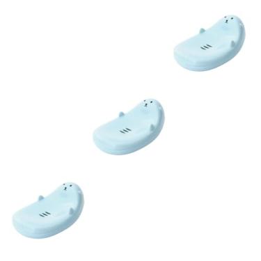 Imagem de BESPORTBLE 3 Pecas saboneteira em forma de coração saboneteira infantil saboneteira redonda saboneteira colorida porta escorredor de saboneteira volta caixa de sabão caixa de sabonete filho