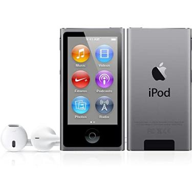 Imagem de M-Player compatível com iPod Nano 7ª geração (cinza espacial de 16 GB)