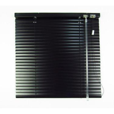 Imagem de Persiana Horizontal 25Mm Alumínio Crisdan Largura 2,00 X 2,30 Altura Preto
