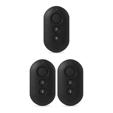 Imagem de Kit 3 Controle Remoto para Alarme e Portão XAC 4000 Smart Preto Intelbras