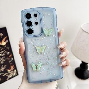 Imagem de Capa glitter para samsung s24 ultra s23 s22 s21 s20 capa macia transparente para galaxy note 20 ultra a32 a52 a53 a54 a55, azul, para a32 4g