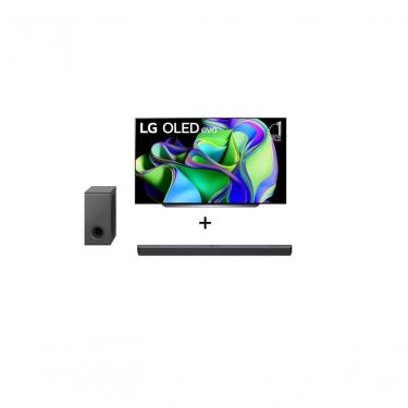 Imagem de Combo Smart TV LG OLED Evo C3 83" 4K 2023 + Soundbar LG S90QY