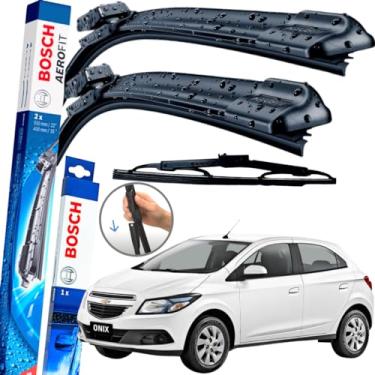 Imagem de Palheta Dianteira + Traseira Bosch Gm Onix 2012 A 2018