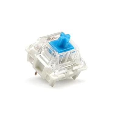Imagem de Gateron KS-9 RGB interruptor mecânico tipo MX – parte superior transparente, Azul, 65 Pcs