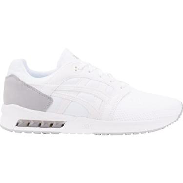 Imagem de ASICS Tênis de corrida masculino Gel-Saga Sou, Branco/cinza médio, 40