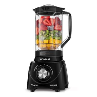 Imagem de Liquidificador Pratic Turbo, Mondial, Preto, 550W, 110V - L-98-B
