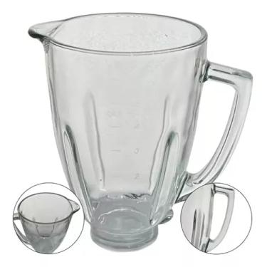 Imagem de Copo Jarra De Vidro Liquidificador Compativel Oster Redondo
