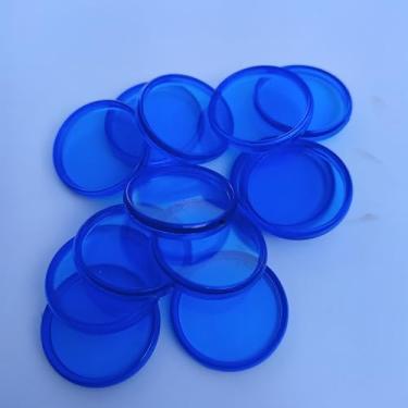 Imagem de Kit 12 Discos G 32mm de Cadernos Infinito Sistema Inteligente - Liso - Translúcido (Safira)