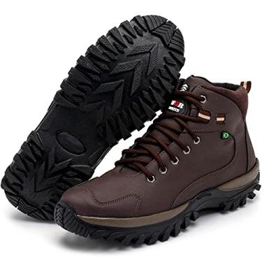 Imagem de Tênis Feminino Cano Curto Anna Andrade Bota Segurança Adventure Cor:Marrom;Tamanho:39;Gênero:Feminino