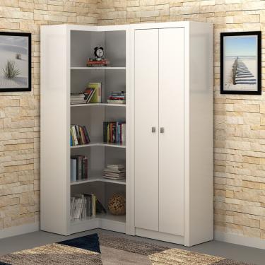 Imagem de Conjunto de Armários para Escritório ME41 Tecnomobili - Branco