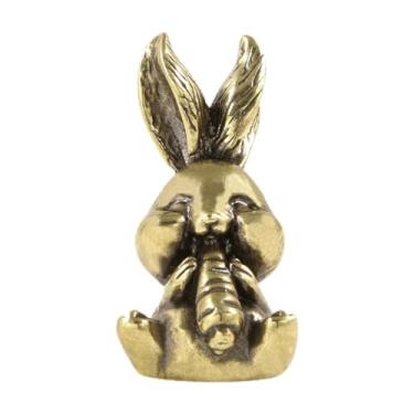 Imagem de Baoblaze Puxador de porta de guarda-roupa de latão com alça de, ferragens de de cenoura, maçaneta de armário, maçaneta de porta de móveis para, Bronze