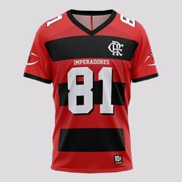Imagem de Camisa Flamengo Essay Preta e Vermelha-Masculino